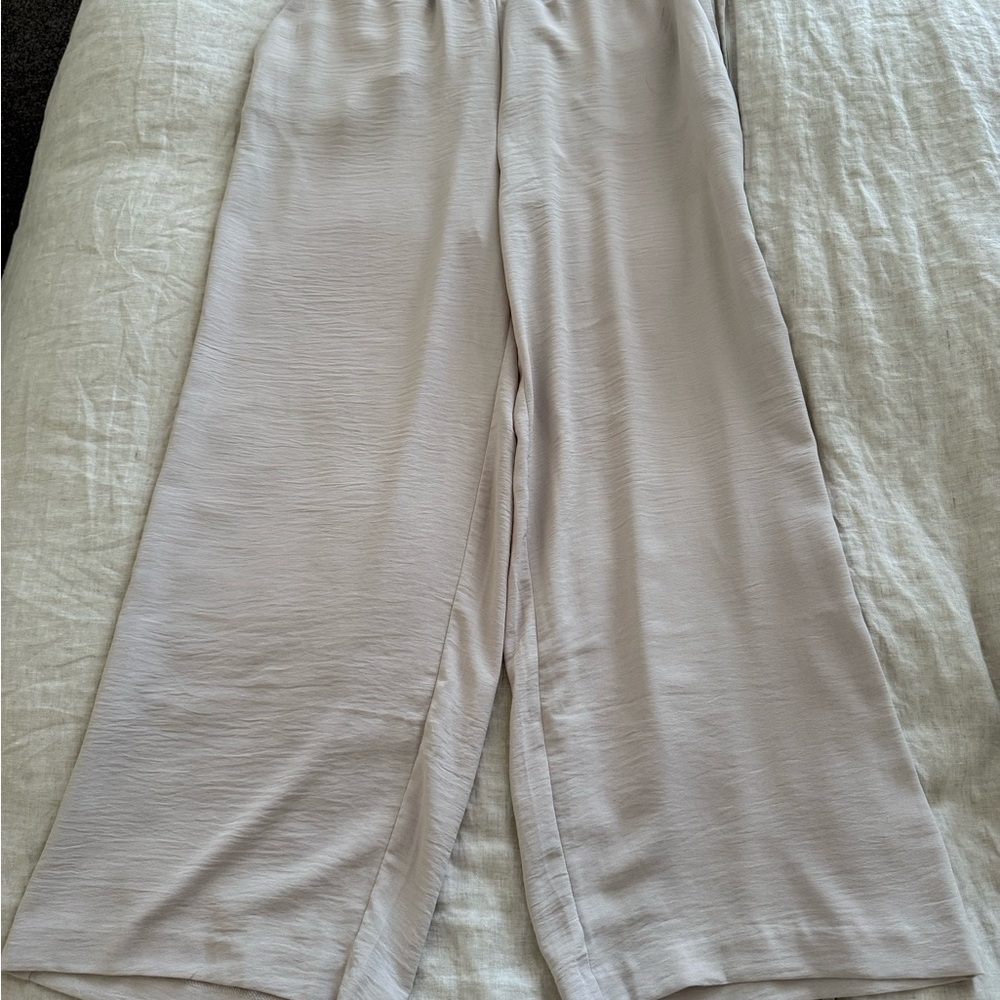 Hilary Radley Light Tan Gathered Trousers